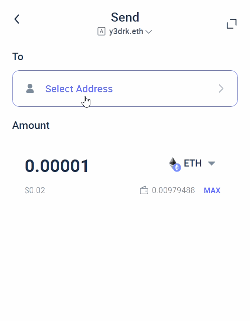 Rabby Wallet correctly resolves the address for vitalik.eth