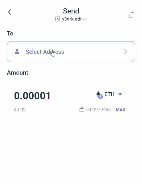 Rabby Wallet correctly resolves the address for jesse.base.eth